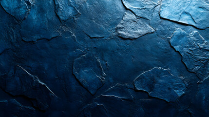 Deep Blue Stone Texture Background Illustration