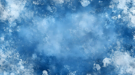 Abstract Blue Ice Background Illustration
