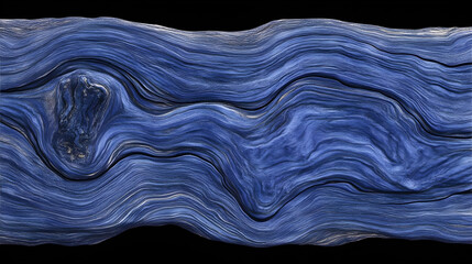 Abstract Blue Wave 3D Illustration Background