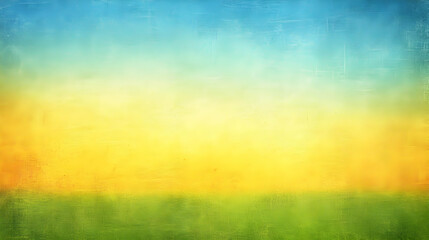 Vibrant Green Yellow Blue Abstract Background Illustration
