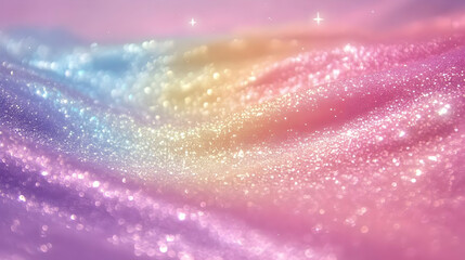 Rainbow Glitter Abstract Background Image