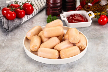 Dietary baby mini chicken sausage