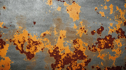 Distressed Metal Surface with Rust and Scratches for Edgy Backgrounds