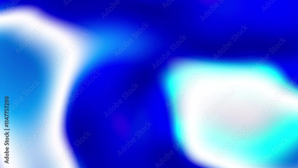 Poster Seamless colorful abstract blurred background with light sparkles for loop playback. Motion animation on abstract background