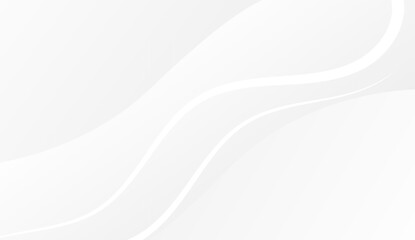 Minimalist White Abstract Background with Smooth Curved Lines and Subtle Texture for Elegant Designs