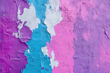 Obraz premium Colorful urban wall texture with white paint stroke for design.