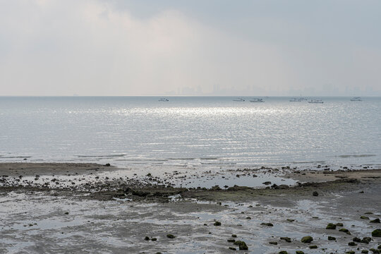 The Persian Gulf coast of Kuwait City, Kuwait