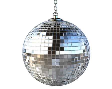 Isolated Disco Ball