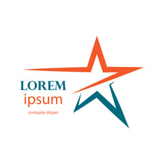 successful victory star logo design