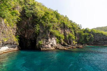 Fototapeta premium Martinique - 1 February 2024 - The uncontaminated nature of Martinique