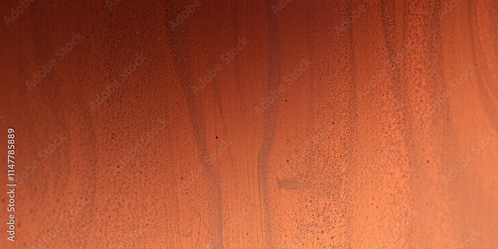 Poster slightly illuminated orange backdrop features captivating textures and delicate water droplets, crea