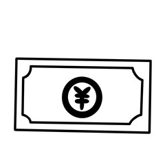 sign on a white background