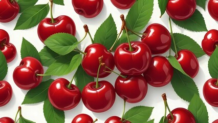 a string of cherries