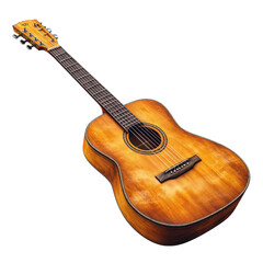 Fototapeta premium Isolated guitar playing session studio space musical performance creative environment close-up view artistic expression for unique sound design
