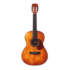 Fototapeta premium Creating unique sounds with isolated guitar instruments in a studio setting for music production