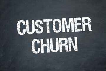 Obraz premium Customer churn 