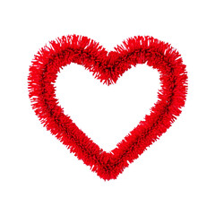 Red 3D Heart Illustration PNG with Transparent Background - Love and Romance Design
