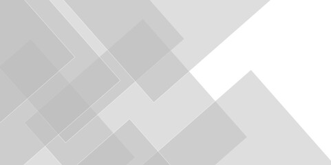 Obraz premium Modern luxury pattern of geometric white and gray color background, Elegant abstract background with grey lines with shadow. white paper transparent material in triangle technology and square shape