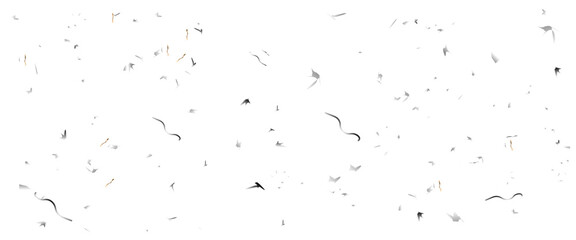 Fototapeta premium Vector shiny glittering dust. Silver glitter sparkle confetti that float down falling