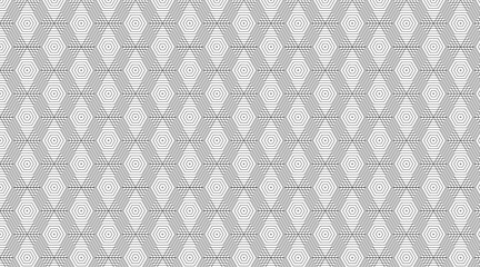 Fototapeta premium Geometric shape pattern design | Pattern design with rectangle, triangle shape | Double shape pattern background vector design