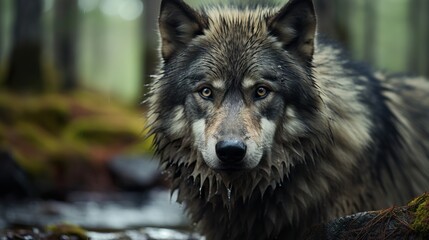 region wolf canis lupus HD 8K wallpaper Stock Photographic Image 