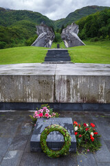 Tjentiste, Sutjeska National Park in Bosnia and Herzegovina, World War II Monument