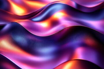 Obraz premium Vibrant Abstract Waves of Color and Texture