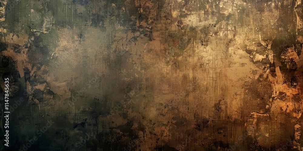 Poster abstract grunge textured background featuring earthy tones and weathered patterns, perfect for artis