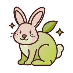 Obraz premium Rabbit Icon