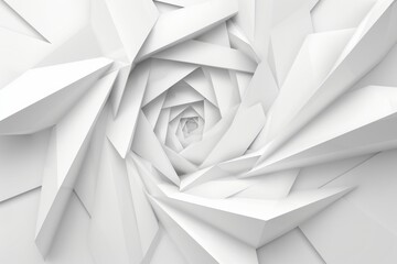 Abstract white spiral pattern background.