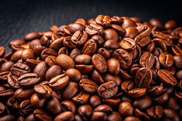 Fototapeta premium Fresh Arabica Coffee Beans Ripening: High-Resolution Product Photography