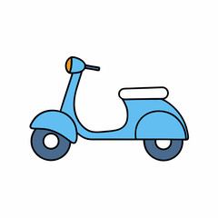 scooter vector illustration