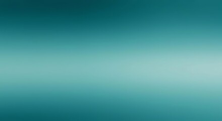 Obraz premium Teal Gradient Background Smooth Transition Abstract Texture Design Element