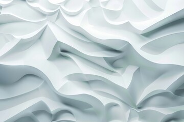 Abstract white wavy pattern background. (5)