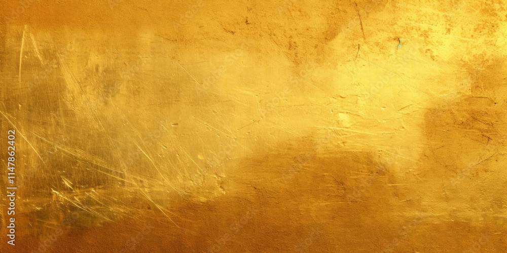 Poster abstract golden background with textures and scratches for artistic and decorative use in design pro