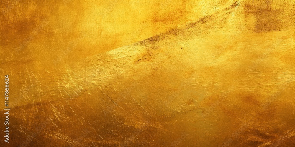 Poster abstract golden background with textured patterns showcasing scratch details for creative and artist