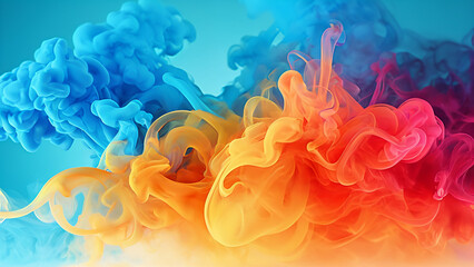 colorful smoke background