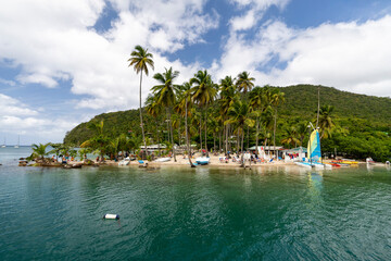 Santa Lucia, Marigot Bay - 6 February 2024 - View of the famous Marigot Bay