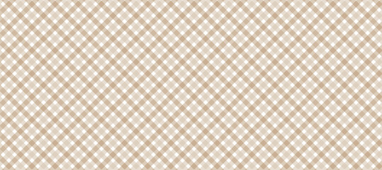 Brown and white diagonal fabric texture background