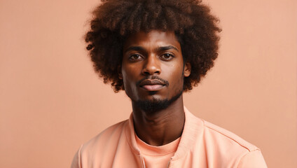 Close-Up Portrait of a Black Man