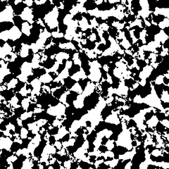 ILLUSTRATION ABSTRACT GRUNGE BLACK GRAINY TEXTURE ISOLATED ON WHITE BACKGROUND. DISTRESS DIRTY ROUGH MONOCHROME COLOR DESIGN VECTOR