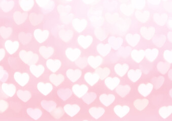 ハートの光の背景