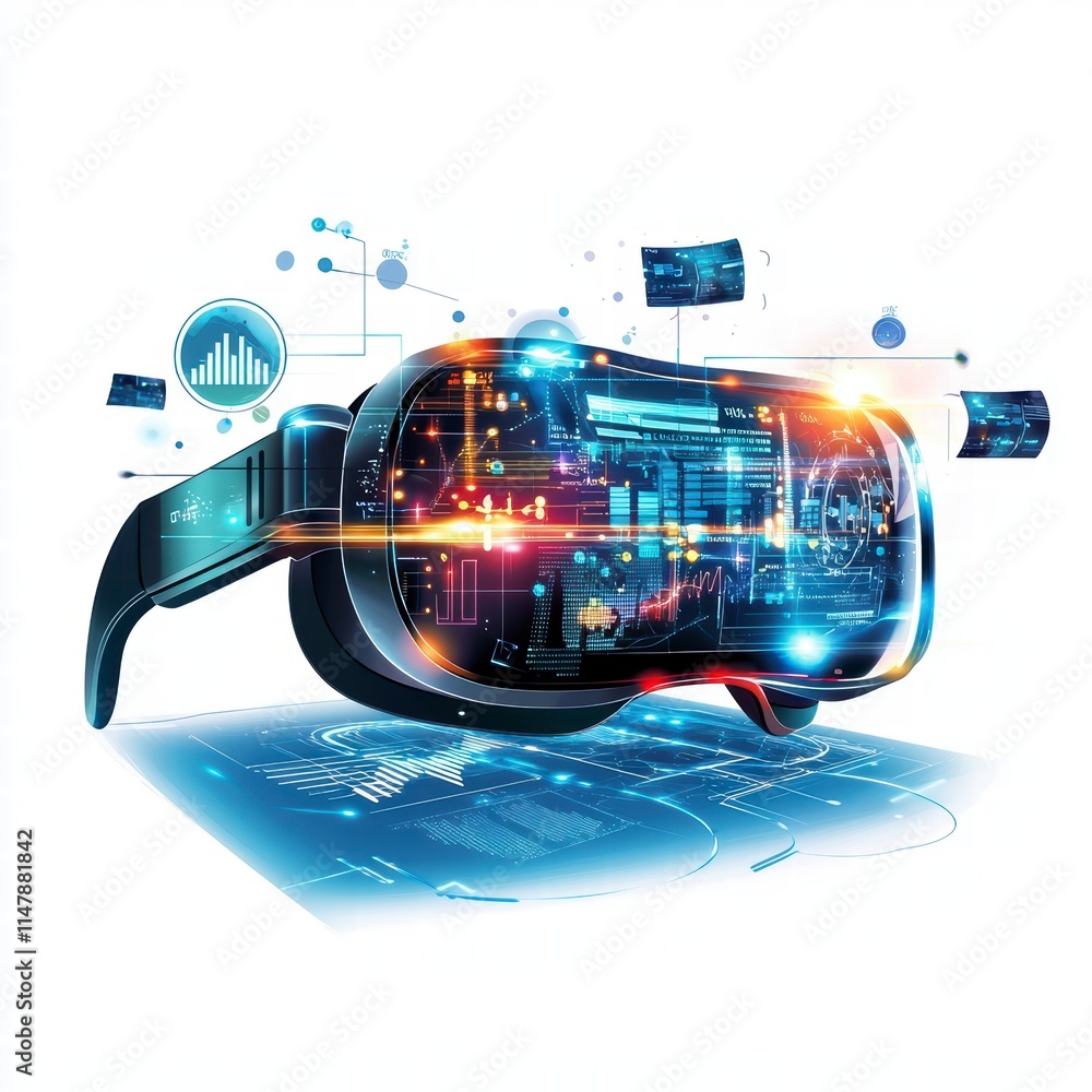 Aufkleber exploring virtual reality technology innovations in user experience digital space interactive media