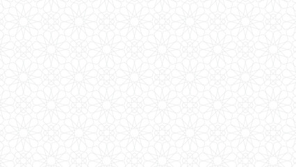 Arabic seamless pattern islamic background geometric line eid mubarak ramadan wallpaper