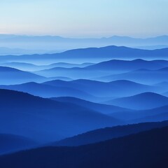 Fototapeta premium Sunrise at Shenandoah Park from Bearfence Mountain