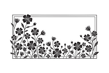 Intricate Laser-Cut Floral Frames