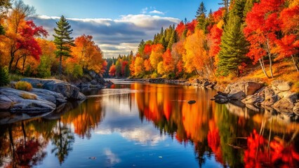 Jay Cooke State Park Autumn Scenery: St Louis River Fall Colors, Landscape Photography