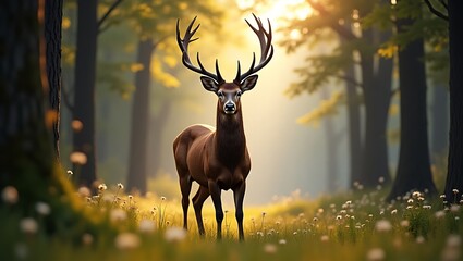 deer in the forest