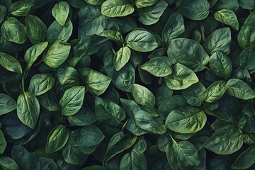 Fototapeta premium background from fresh raw spinach leaves