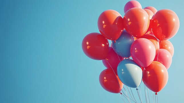 colorful balloons background